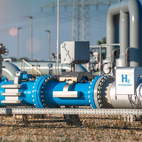 over land gas pipeline system at natural gas station over land gas LNG LPG pipeline system at natural gas station.
